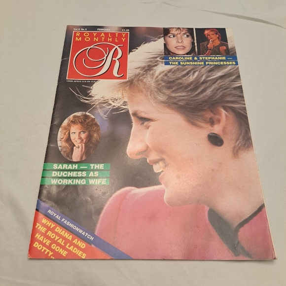 ROYALTY MONTHLY MAGAZINE - PRINCESS DIANA COVER (FEBRUARY 1987, VOL.6 NO.5) - Picture 2 of 10